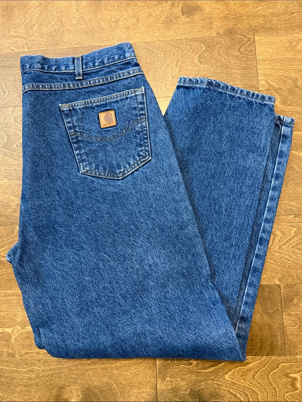 Carhartt B17 DST Relaxed Fit Jeans 40x32 Discontinued 100% Cotton Darkstone